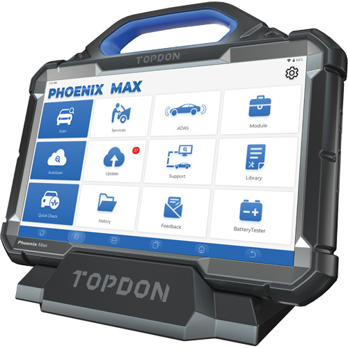 Outil de diagnostic Phoenix Max de niveau &eacute;quipement original de 13,3" avec station daccueil et oscilloscope &agrave; 4 voies Superchem Industries