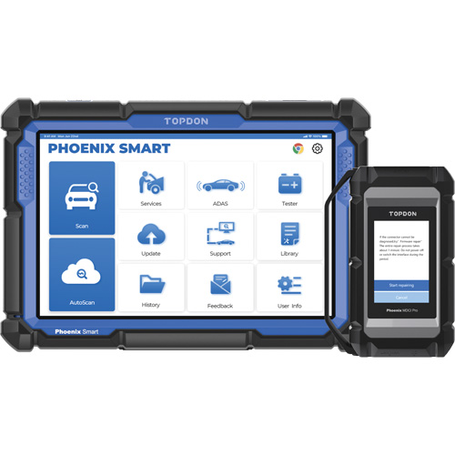 Phoenix Smart – Outil de diagnostic de niveau constructeur avec &eacute;cran 10,1", programmation bas&eacute;e sur l'infonuage et protocoles avanc&eacute;s Superchem Industries