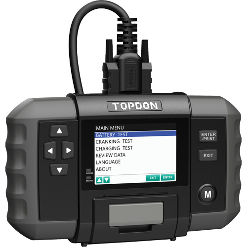 BT600 12V Battery & 12V/24V System Tester with Built-in Printer Superchem Industries