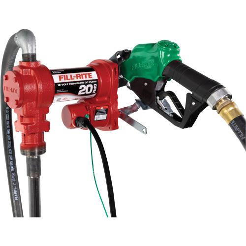 12V Fuel Transfer Pump with Nozzle Superchem Industries