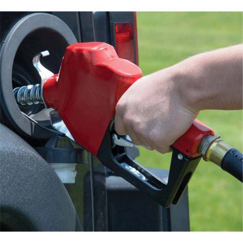 Red Automatic Diesel Spout Nozzle Superchem Industries