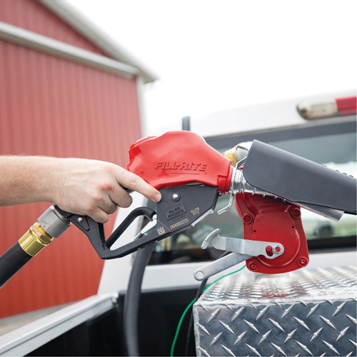 Red Automatic Gasoline Spout Nozzle Superchem Industries