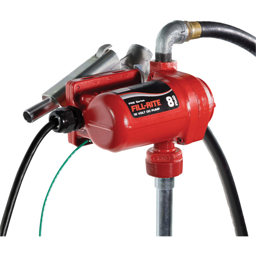 12V DC Fuel Transfer Pump with Nozzle Superchem Industries