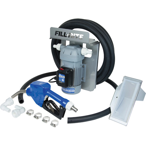 115V AC DEF Transfer Pump & IBC Tote Bracket with Nozzle Superchem Industries