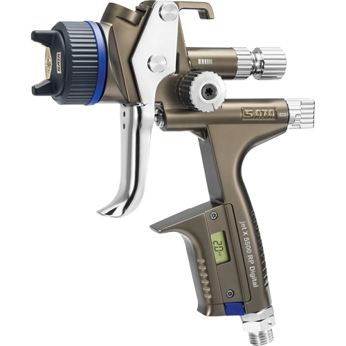 X5500 RP 1.3 O RPS D DIGI psi Premium Paint Spray Gun for Automotive Refinishing, 1/4" NPT Air Inlet, 10.24 CFM, 0.6 L/0.9 L Capacity, 0.17 PSI Superchem Industries