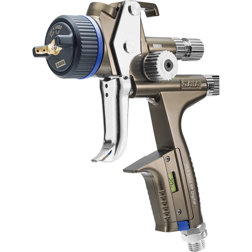 X5500 RP 1.3 O RPS D DIGI psi Premium Paint Spray Gun for Automotive Refinishing, 1/4" NPT Air Inlet, 10.24 CFM, 0.6 L/0.9 L Capacity, 0.17 PSI Superchem Industries