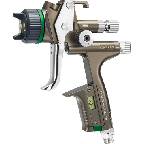 X5500 HVLP 1.2 I RPS D DIGI psi Premium Paint Spray Gun for Automotive Refinishing, 1/4" NPT Air Inlet, 15.19 CFM, 0.6 L/0.9 L Capacity, 0.17 PSI Superchem Industries