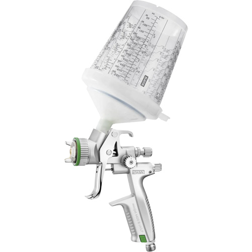 4400 B HVLP 1.2 SR 0.3 L RPS Premium Paint Spray Gun for Spot Repairs in Automotive Finishes, 1/4" NPT Air Inlet, 4.24 CFM, 0.3 L Capacity, 0.14 PSI Superchem Industries