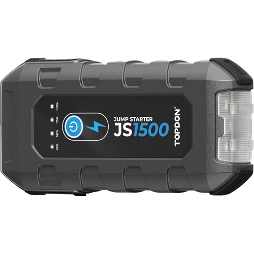 D&eacute;marreur d'appoint, survolteur, banque d'alimentation et lampe de poche JumpSurge1500 Superchem Industries