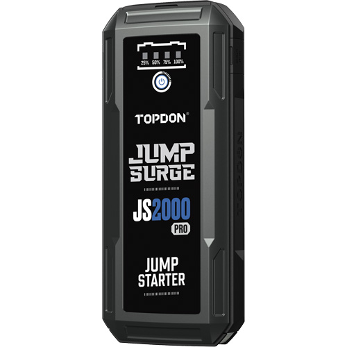 D&eacute;marreur de secours, banque d'alimentation et lampe de poche JumpSurge2000Pro &agrave; 2500 A de pointe Superchem Industries
