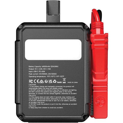 Survolteur V4000 HD 12 V/24 V 4000 A Superchem Industries