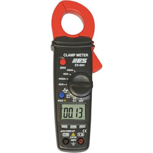 Pince amp&egrave;rem&eacute;trique num&eacute;rique 400 A &agrave; s&eacute;lection automatique de gammes, Tension c.a./c.c., Courant c.a./c.c. Superchem Industries