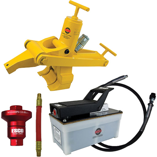 Trousse de d&eacute;monte-talons Combi avec pompe &agrave; air hydraulique de 2,5 pintes Superchem Industries