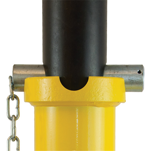 Support de v&eacute;rin &agrave; goupille, Tige verrouillable, Capacit&eacute; de 25 tonnes, 15-3/4" - 26-3/4" h Superchem Industries