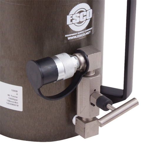 Cric de s&eacute;curit&eacute;, Col verrouillable, Capacit&eacute; de 100 tonnes, 13-37/100" - 19-3/5" h Superchem Industries