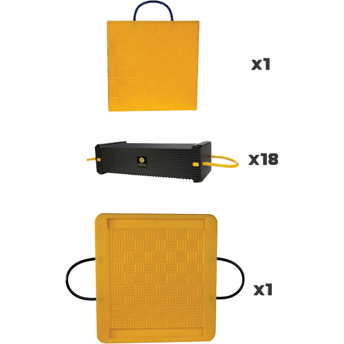 Ensemble de syst&egrave;me de sout&egrave;nement en composite CribLok 20 mcx Superchem Industries