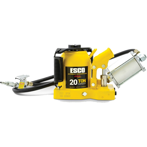 Cric bouteille de s&eacute;rie Pro "Shorty", 20 tonne(s), Air comprim&eacute;/hydraulique, 12-5/8" Hauteur &eacute;lev&eacute;e Superchem Industries