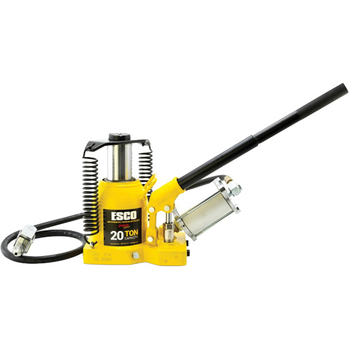 Cric bouteille de s&eacute;rie Pro "Shorty", 20 tonne(s), Air comprim&eacute;/hydraulique, 12-5/8" Hauteur &eacute;lev&eacute;e Superchem Industries