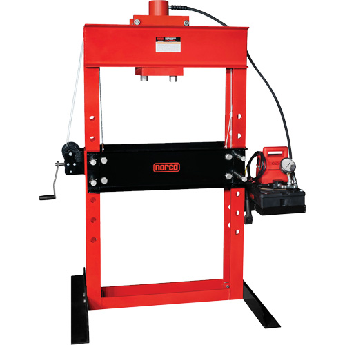 Electro/Hydraulic Pump Operated Shop Press, 50 tons Capacity Superchem Industries