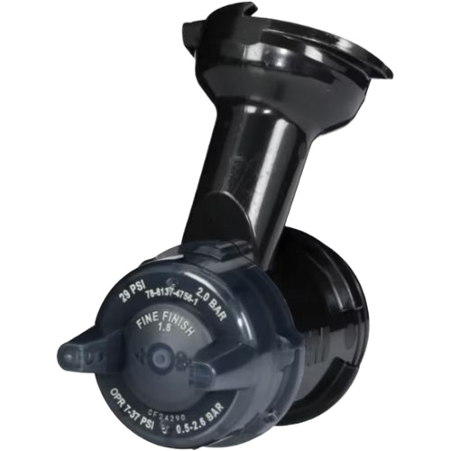 Performance Gravity Fine Finish Atomizing Head - Clear Superchem Industries