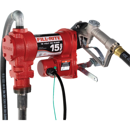 12V DC Fuel Transfer Pump with Nozzle Superchem Industries