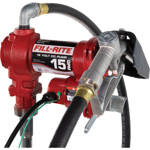 12V DC Fuel Transfer Pump with Nozzle Superchem Industries