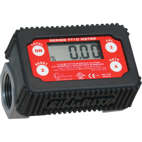 Compteur num&eacute;rique &agrave; 4 chiffres pour transfert de carburant 2-35 gal/min Superchem Industries