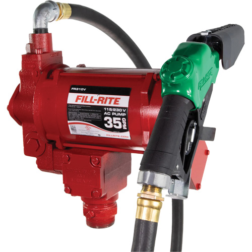 Pompe de transfert de carburant 115/230 V c. a. avec pistolet Superchem Industries