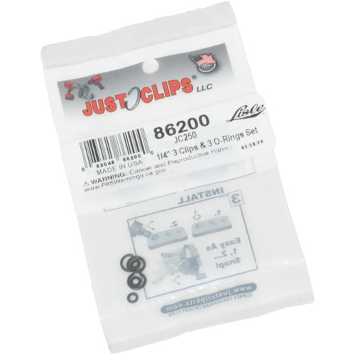 Jeu de clips et joints toriques de 1/4 po Superchem Industries