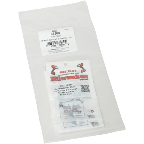 Jeu de clips et joints toriques de 1/4 po pour Milwaukee - en vrac Superchem Industries