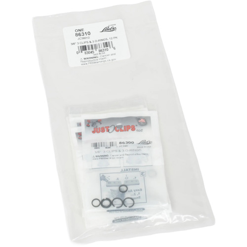 3/8" Clips & O-Rings Set - Bulk Superchem Industries