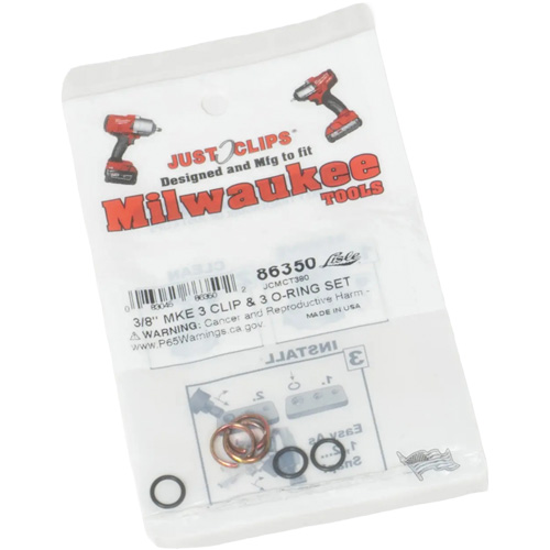 Jeu de clips et joints toriques de 3/8 po pour Milwaukee Superchem Industries