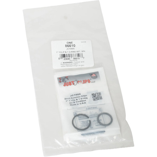 Jeu de clips et joints toriques de 1 po - en vrac Superchem Industries