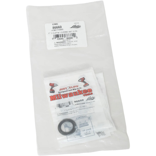 Jeu de clips et joints toriques de 1 po pour Milwaukee - en vrac Superchem Industries