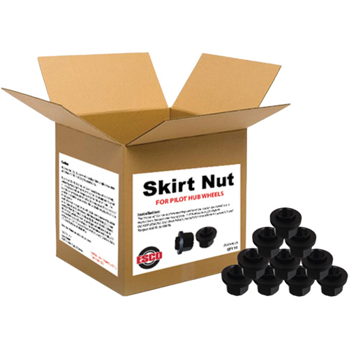 10-Piece Graphite-Coated Skirt Nuts for Pilot Hub Wheels Superchem Industries