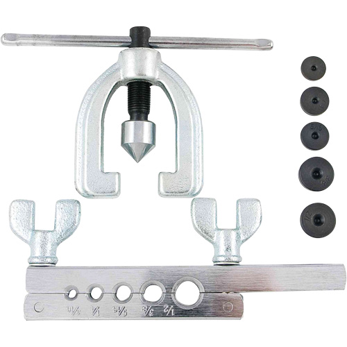 Trousse d'outils d'&eacute;vasement double SAE de 7 morceaux avec coffret moul&eacute; par soufflage Superchem Industries