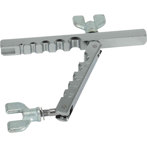 Trousse d'outils d'&eacute;vasement double SAE de 7 morceaux avec coffret moul&eacute; par soufflage Superchem Industries