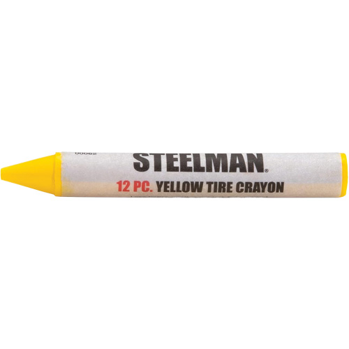 Semi-Permanent Yellow Tire Marking Crayons Superchem Industries