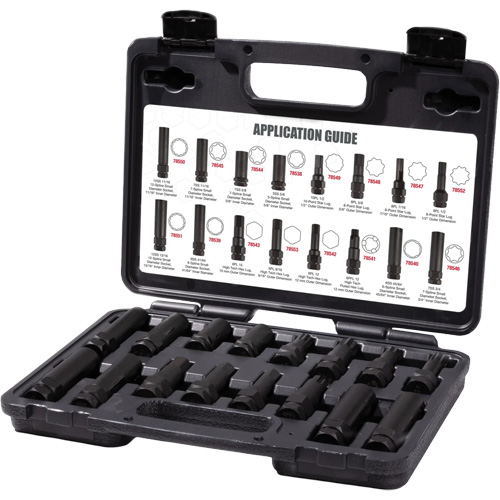 Locking Lug Nut Master Key Set Superchem Industries