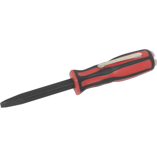 Straight Pocket Pry Bar with Strike Cap, 1/4" W x 5" L Superchem Industries