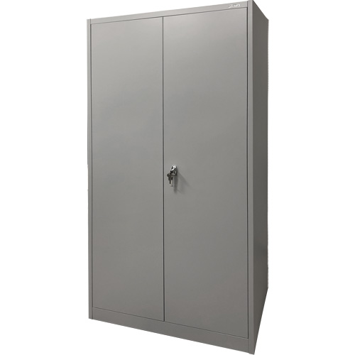 Storage Cabinet, Steel, 4 Shelves, 78" H x 36" W x 24" D, Grey Superchem Industries
