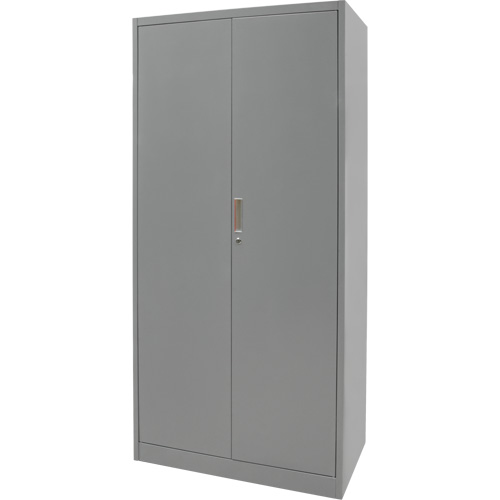 Armoires de rangement Hi-Boy, Acier, 4 Tablettes, 72" h x 36" la x 18" P, Gris Superchem Industries