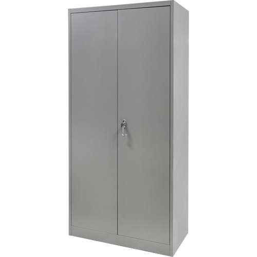 Armoire garde-robe, Acier, 36" la x 18" p x 72" h, Gris Superchem Industries