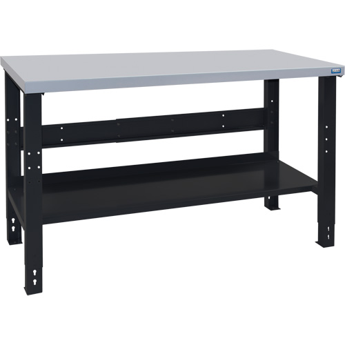 Industrial Duty Workbench, 60" W x 24" D x 34" H, 1000 lbs. Capacity Superchem Industries