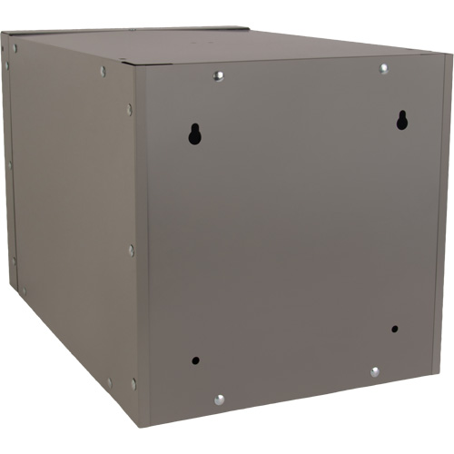 Stackable Cube Locker, 12" x 18" x 12", Steel, Grey, Knocked Down Superchem Industries