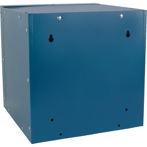 Stackable Cube Locker, 12" x 12" x 12", Steel, Blue, Knocked Down Superchem Industries