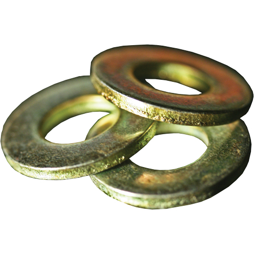 Rondelle plate SAE, 3/8", Zinc jaune Superchem Industries