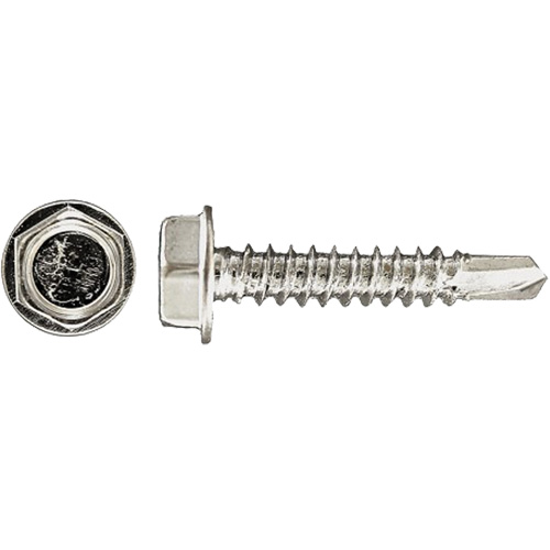 Rondelle hexagonale auto-perc&eacute;e Drill-X, #14 x 1" lo, Zingu&eacute; Superchem Industries