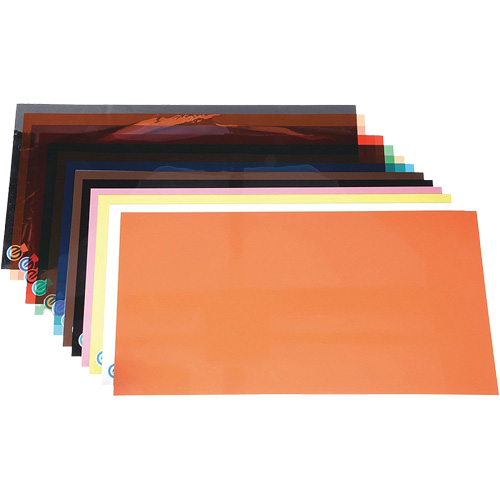 Cales minces chromocod&eacute;es en plastique Superchem Industries