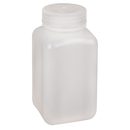 Easy-Grip Space-Saver Bottles, Square, 16 oz., Plastic Superchem Industries